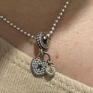 Pandora Heart Necklace Charm